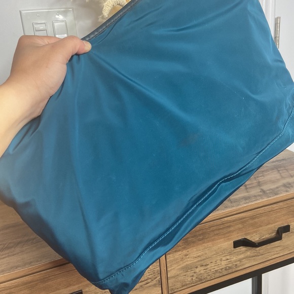 Tory Burch Tote—Teal Nylon - Picture 8 of 8